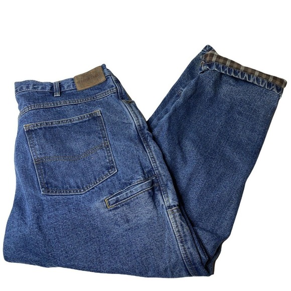 Guide Gear Other - Guide Gear Mens Size 40 X 30 Insulated Carpenter Straight Leg Denim Jeans Flaw